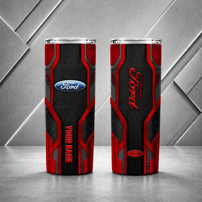 Ford Personalized Tumbler – Custom Name Insulated Travel Cup