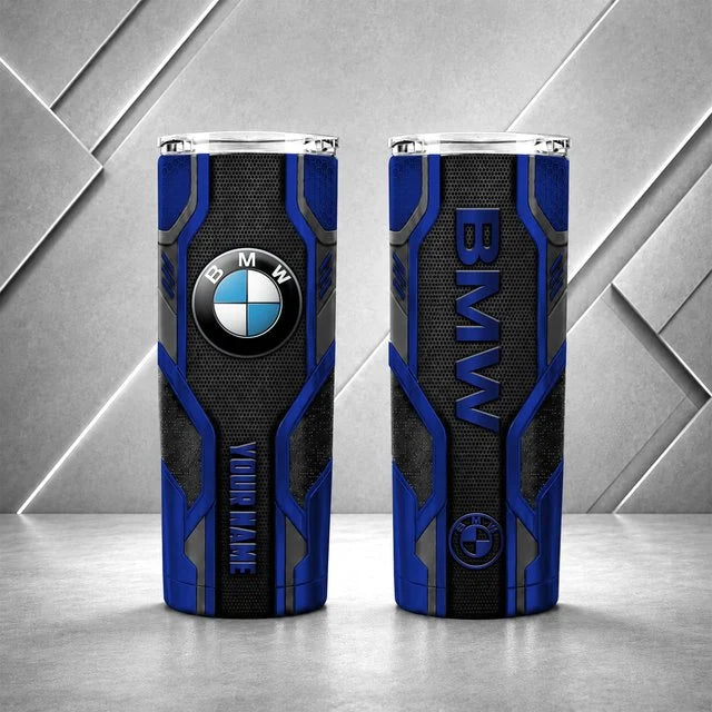 BMW Personalized Tumbler – Custom Name Insulated Travel Cup