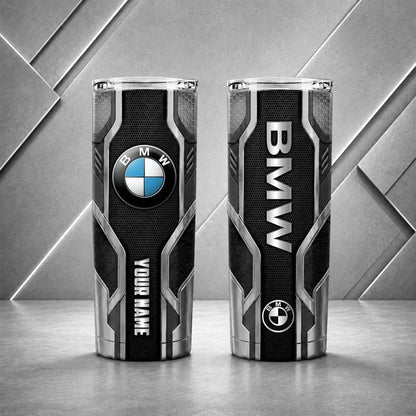 BMW Personalized Tumbler – Custom Name Insulated Travel Cup