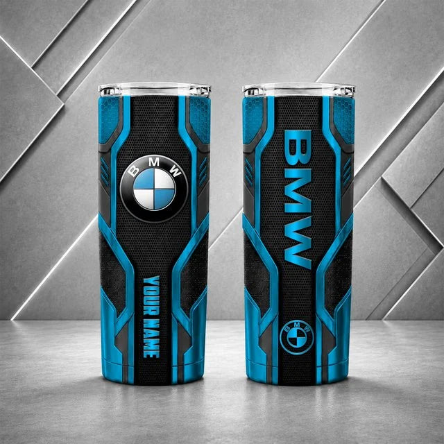 BMW Personalized Tumbler – Custom Name Insulated Travel Cup