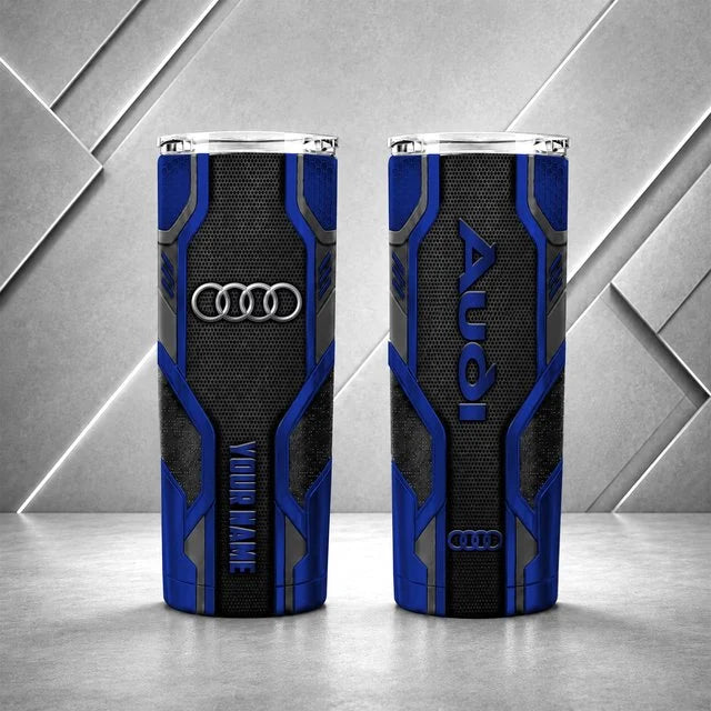 Audi Personalized Tumbler – Custom Name Insulated Travel Cup