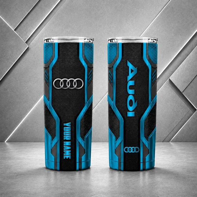 Audi Personalized Tumbler – Custom Name Insulated Travel Cup