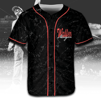 Retro Red Morgan Wallen Still The Problem Tour Country Music Jersey