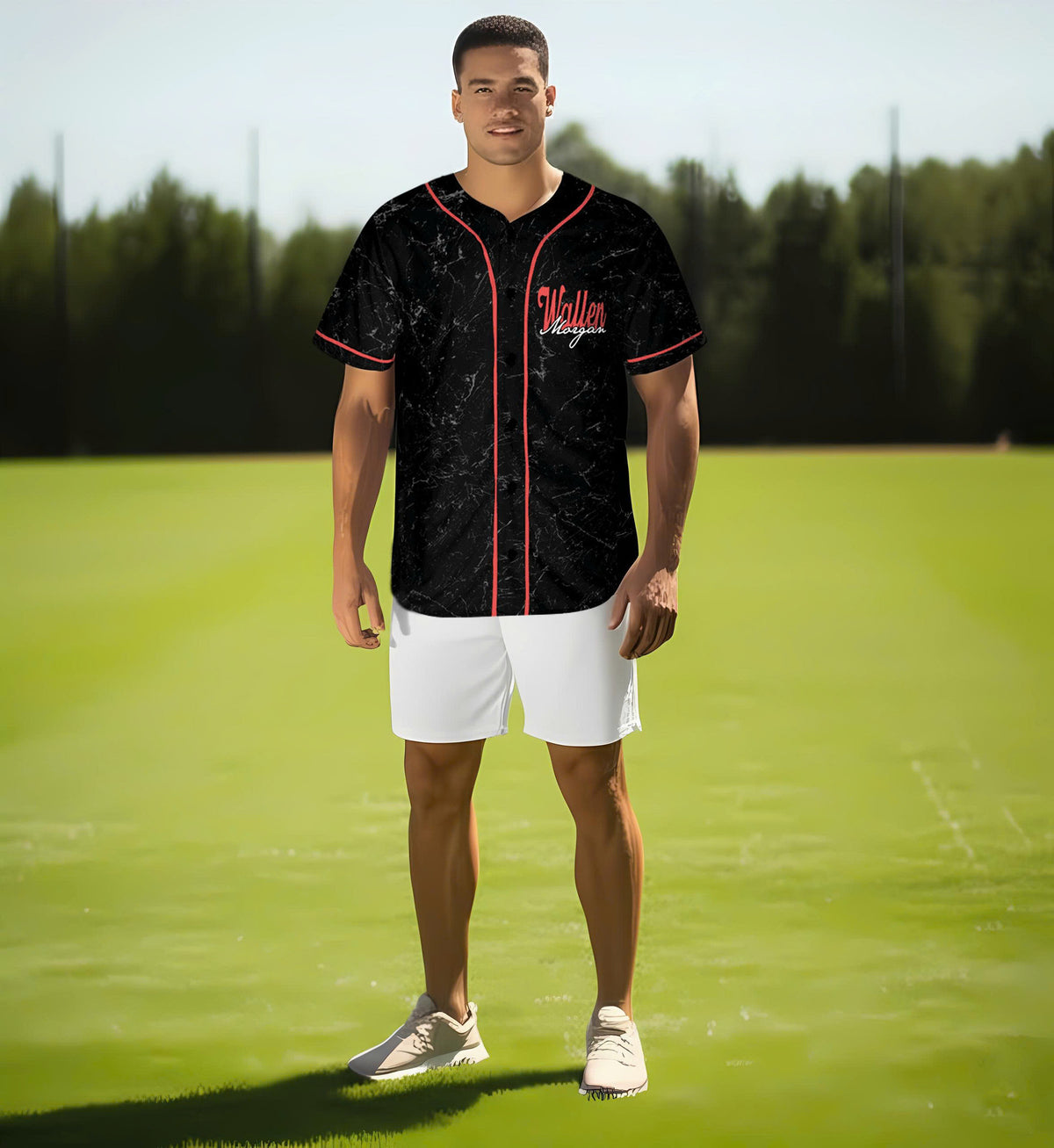 Retro Red Morgan Wallen Still The Problem Tour Country Music Jersey