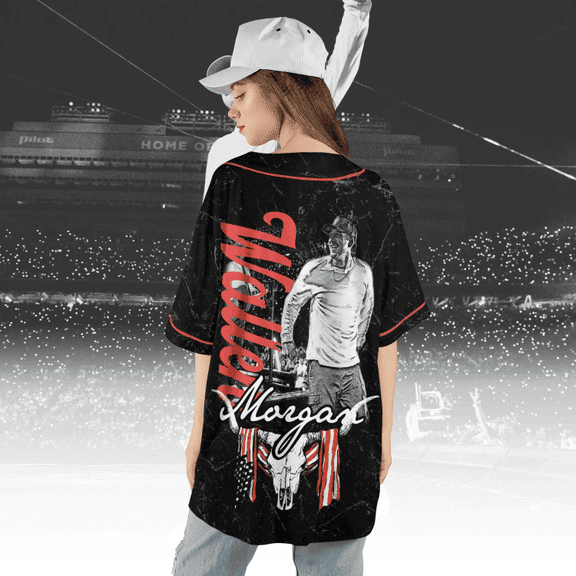 Retro Red Morgan Wallen Still The Problem Tour Country Music Jersey