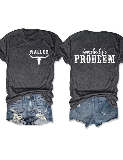 Wallen Somebody's Problem T-Shirt Gildan 5000, Sweatshirt & Hoodie
