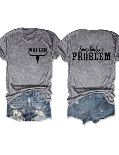Wallen Somebody's Problem T-Shirt Gildan 5000, Sweatshirt & Hoodie