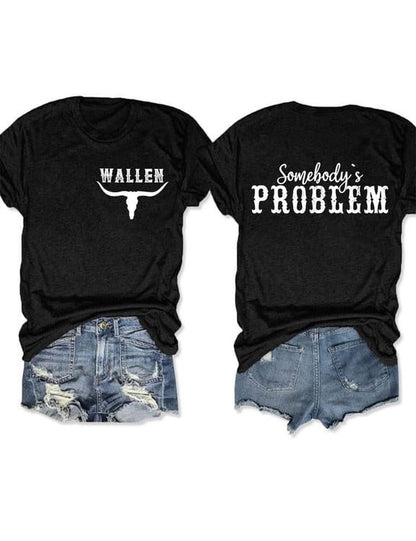 Wallen Somebody's Problem T-Shirt Gildan 5000, Sweatshirt & Hoodie