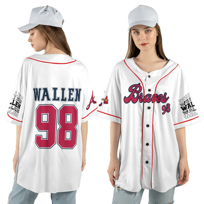 Morgan Wallen x Atlanta Braves Fan Jersey