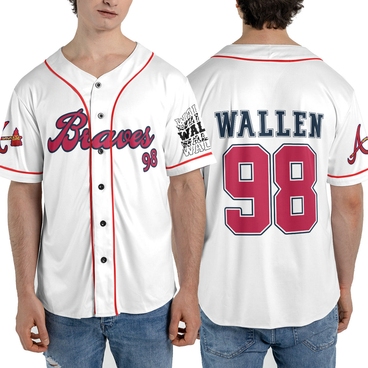 Morgan Wallen x Atlanta Braves Fan Jersey