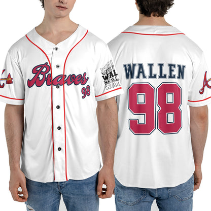 Morgan Wallen x Atlanta Braves Fan Jersey