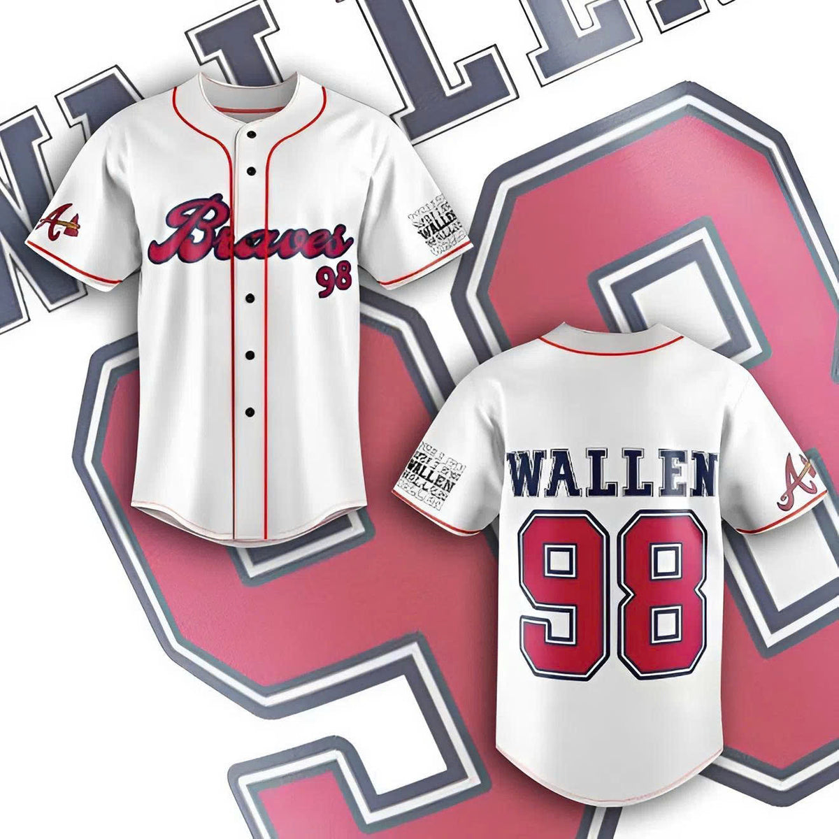 Morgan Wallen x Atlanta Braves Fan Jersey