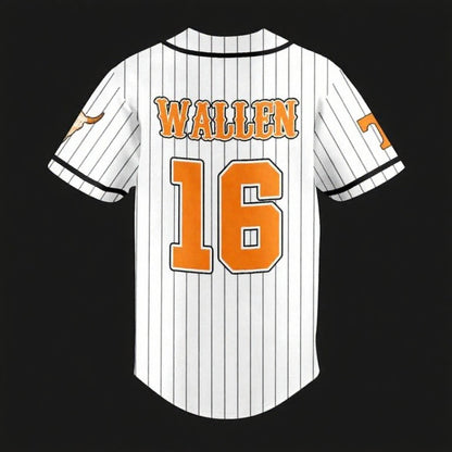 Morgan Wallen Tennessee Volunteers Fan Personalized Baseball Jersey