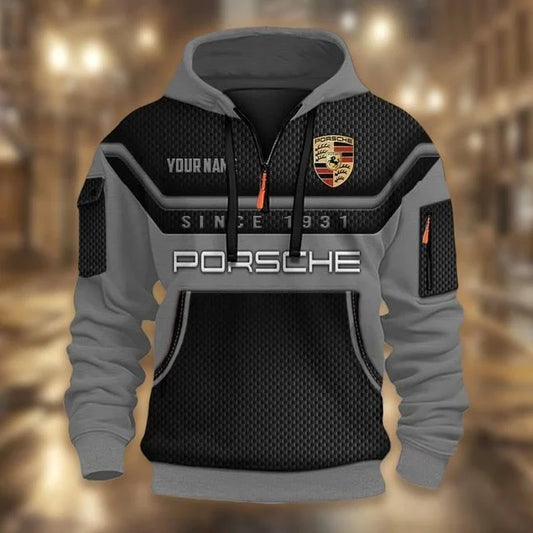Porsche Custom Quarter Zip Hoodie v3