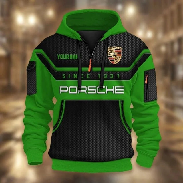 Porsche Custom Quarter Zip Hoodie v3