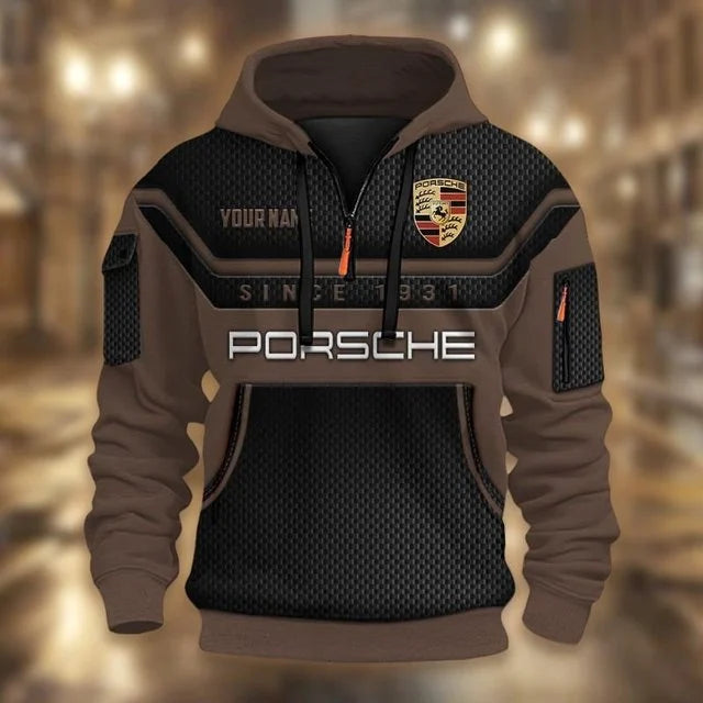 Porsche Custom Quarter Zip Hoodie v3