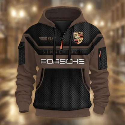 Porsche Custom Quarter Zip Hoodie v3