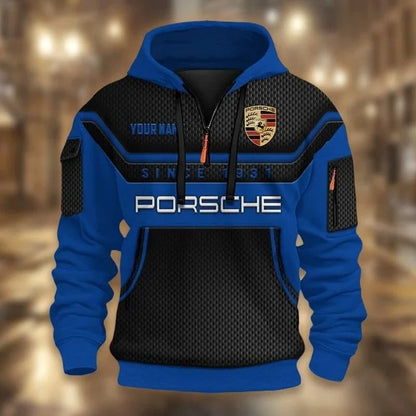 Porsche Custom Quarter Zip Hoodie v3