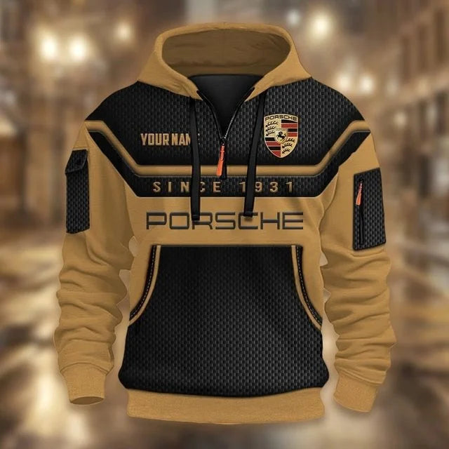 Porsche Custom Quarter Zip Hoodie v3