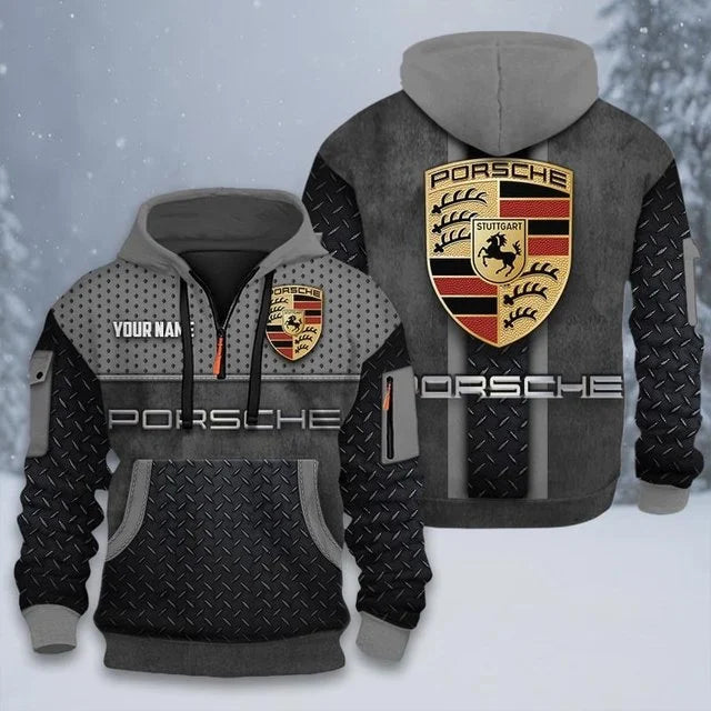 Porsche Custom Quarter Zip Hoodie v3