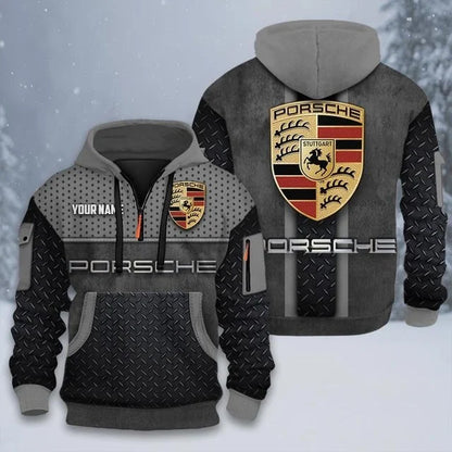 Porsche Custom Quarter Zip Hoodie v3