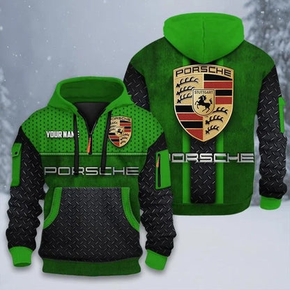 Porsche Custom Quarter Zip Hoodie v3