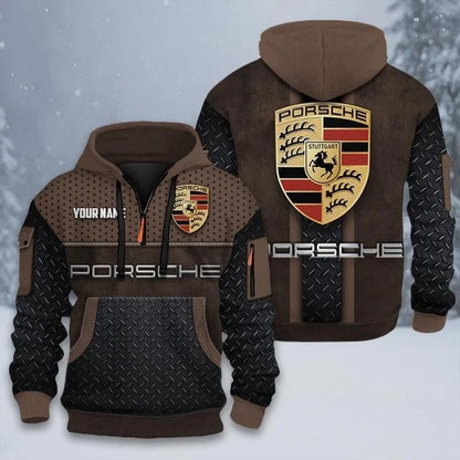 Porsche Custom Quarter Zip Hoodie v3