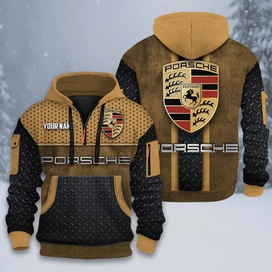 Porsche Custom Quarter Zip Hoodie v3