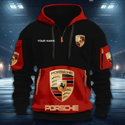 Porsche Custom Quarter Zip Hoodie v2