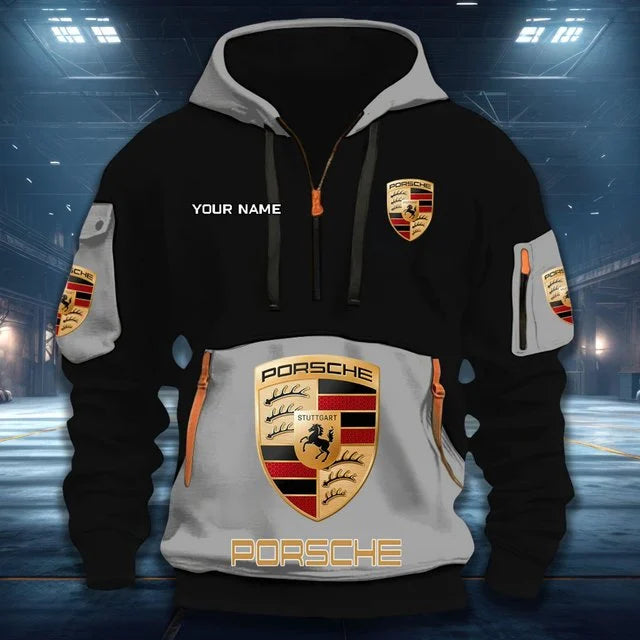 Porsche Custom Quarter Zip Hoodie v2