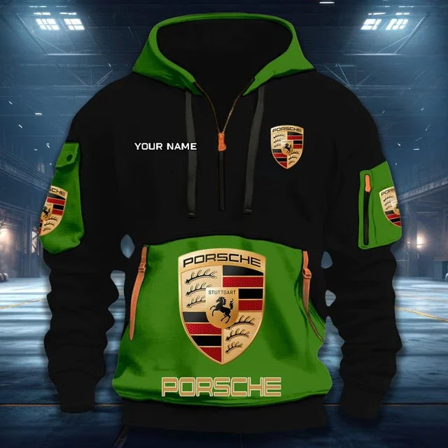 Porsche Custom Quarter Zip Hoodie v2