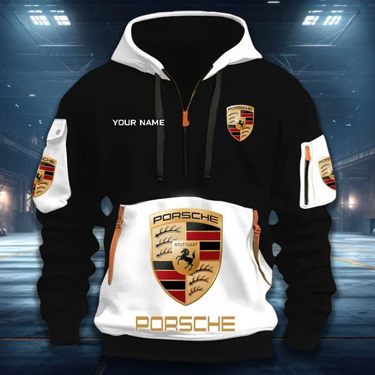 Porsche Custom Quarter Zip Hoodie v2