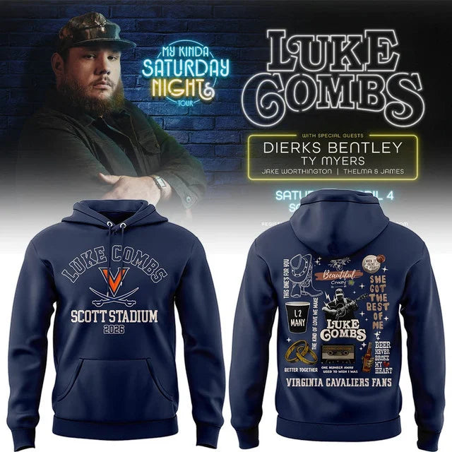 LC Limited Edition My Kinda Saturday Night Tour in Scott Stadium T-Shirt, Sweatshirt & Hoodie