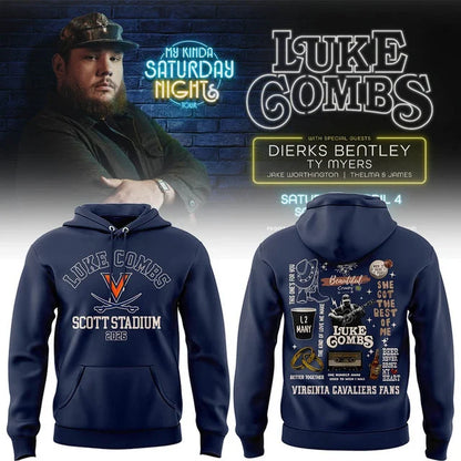 LC Limited Edition My Kinda Saturday Night Tour in Scott Stadium T-Shirt, Sweatshirt & Hoodie
