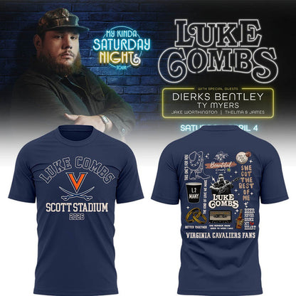 LC Limited Edition My Kinda Saturday Night Tour in Scott Stadium T-Shirt, Sweatshirt & Hoodie