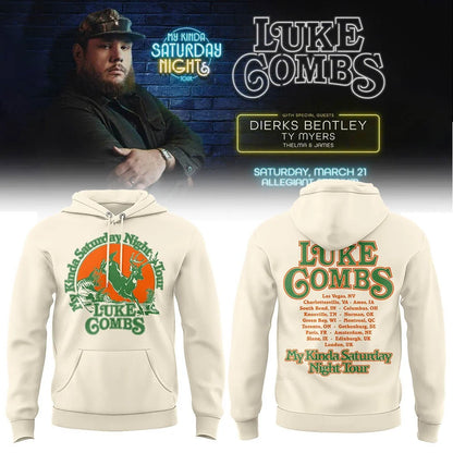 Limited Edition “My Kinda Saturday Night Tour” 2026 Tee Shirt, Sweatshirt & Hoodie