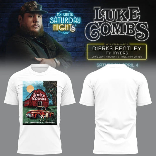 LC Limited Edition “My Kinda Saturday Night Tour” T-Shirt, Sweatshirt & Hoodie