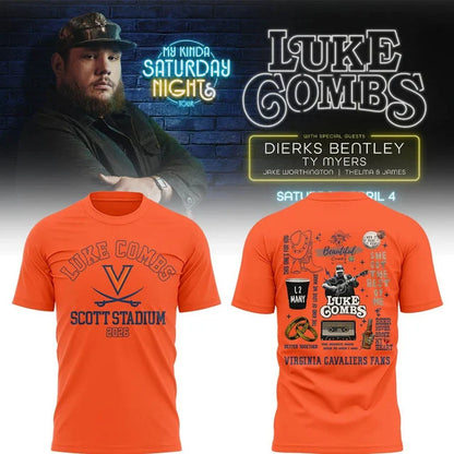 LC Limited Edition My Kinda Saturday Night Tour in Scott Stadium 2026 Shirt, Sweatshirt & Hoodie