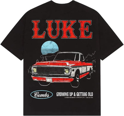 LC Growing Up and Getting Old Photo Wash T - Shirt, Sweatshirt & Hoodie