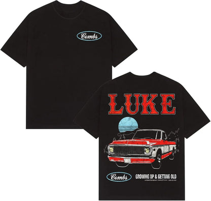 LC Growing Up and Getting Old Photo Wash T - Shirt, Sweatshirt & Hoodie