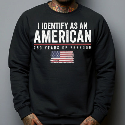 Cowgic I Identify As An American 250 Years Of Freedom