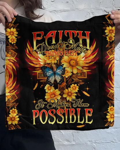 Cowgic Faith Doesn't Make Things Easy Tote Bag