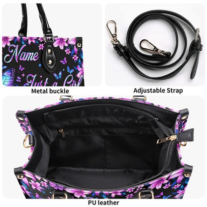 Cowgic Just A Girl Who Loves Jesus Leather Handbag