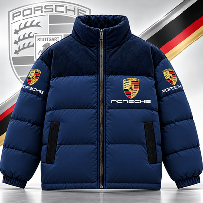 Porsche The North Puffer Thermal Stand Collar Jacket