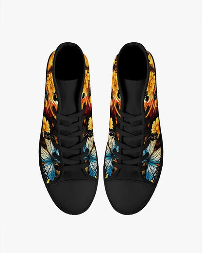 Cowgic Faith Doesn't Make Things Easy High Top Canvas Shoes