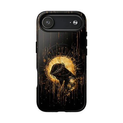 Cowgic Jesus On Cross Moon Magnetic Phone Case