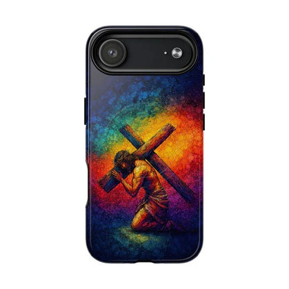 Cowgic Jesus Carrying Cross Magnetic Phone Case