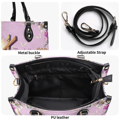Cowgic Thank You God Leather Handbag