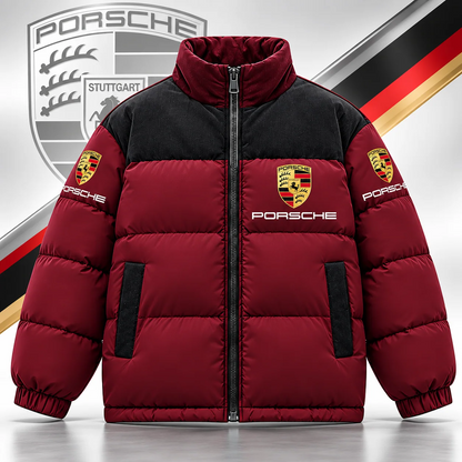 Porsche The North Puffer Thermal Stand Collar Jacket