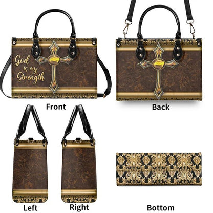 Cowgic God Is My Strength Leather Handbag
